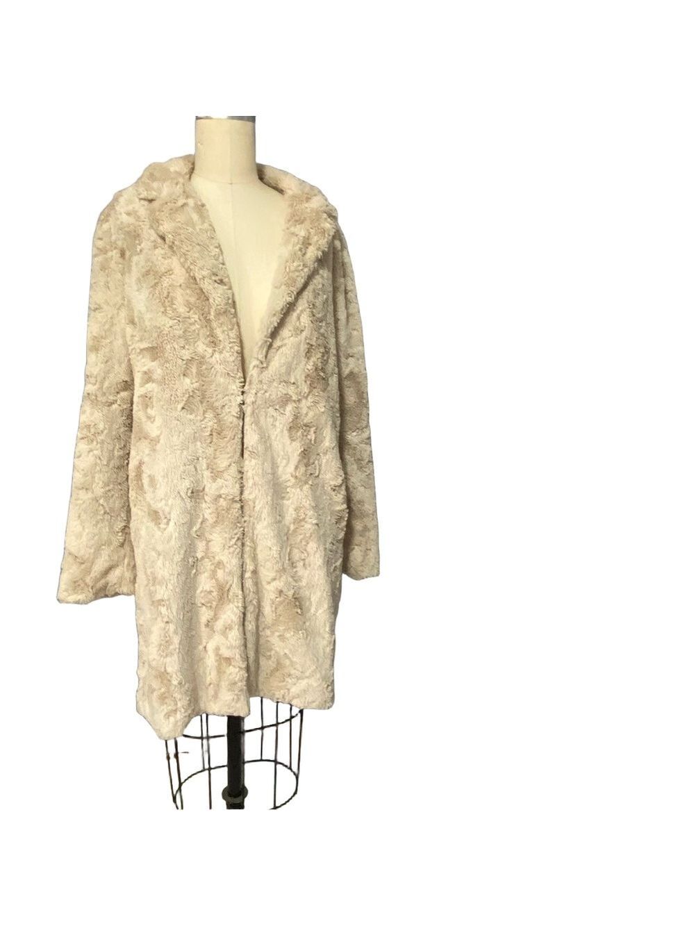 Georgie Teddy Coat Plush Faux Fur - small